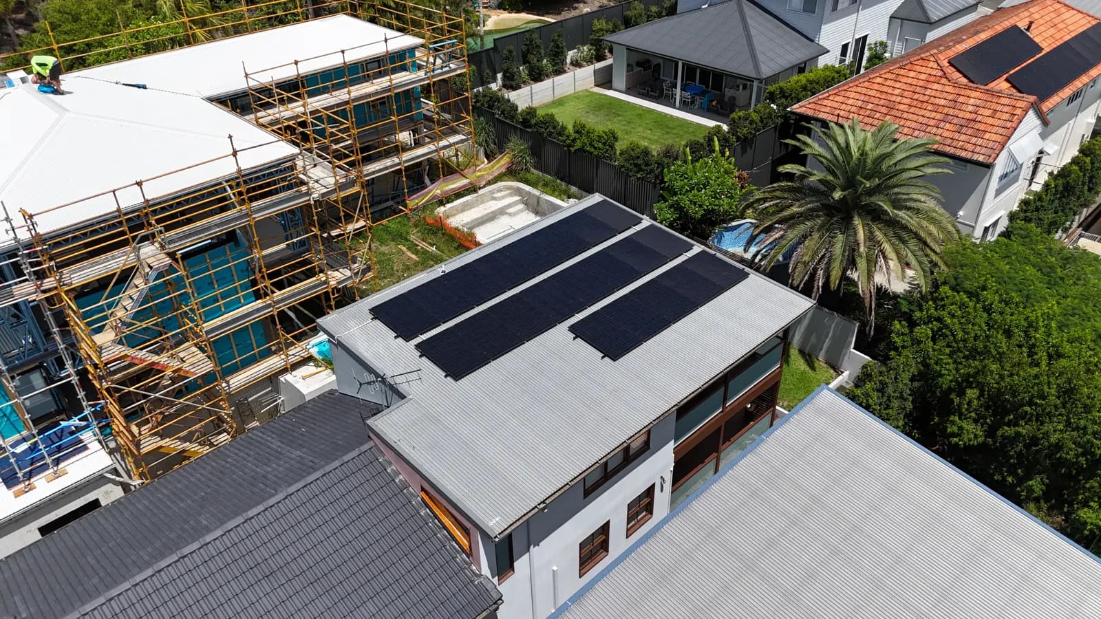 Solar install by EAC Services Group