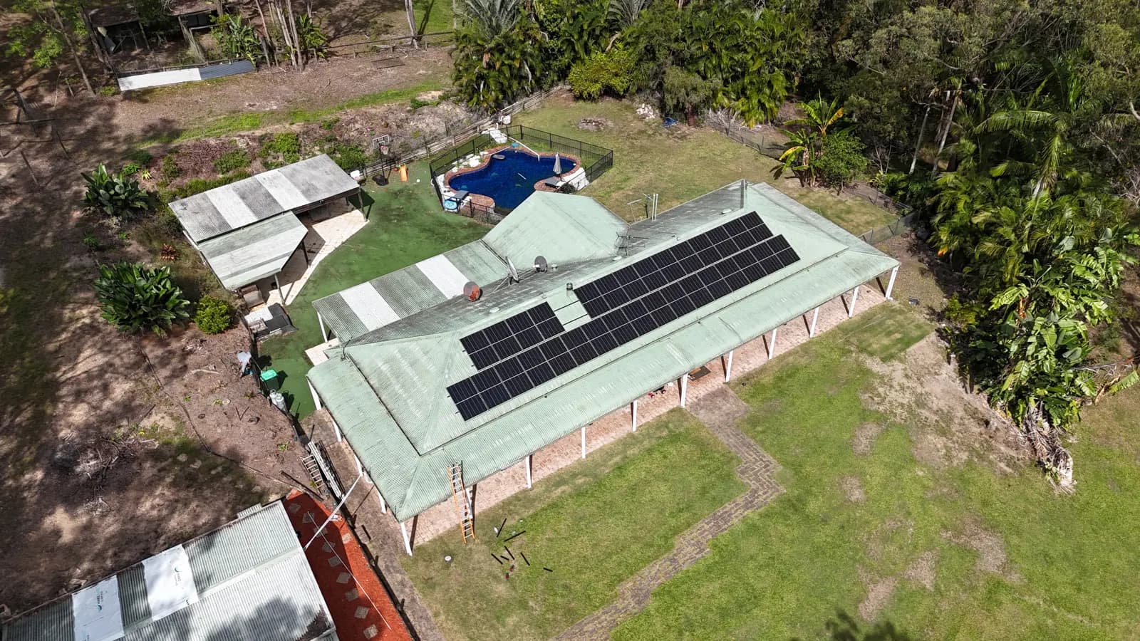 Solar install by EAC Services Group