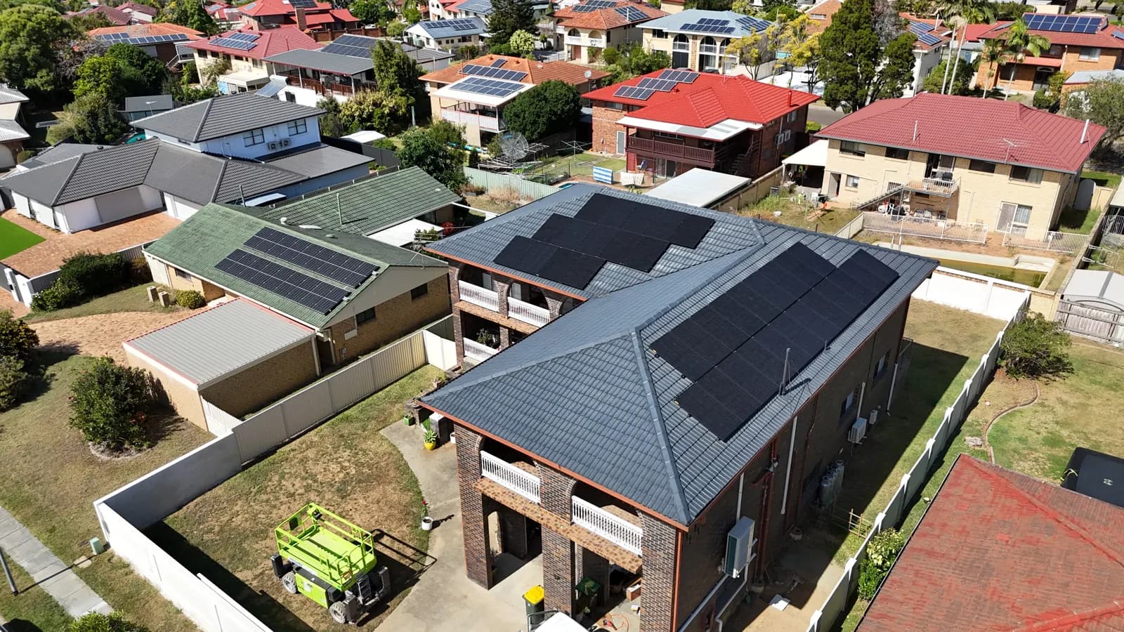 Solar install by EAC Services Group